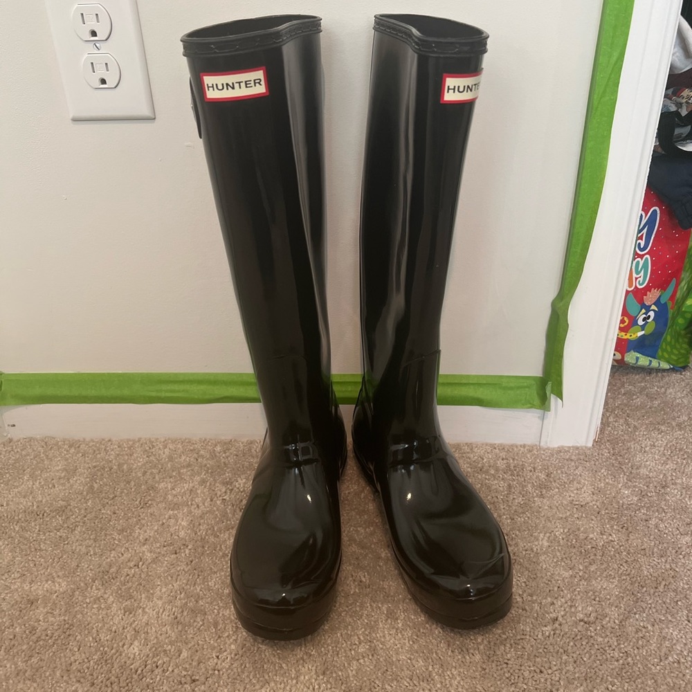 Hunter Rain Boots Black size 9